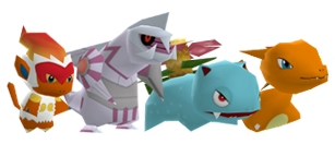 Monferno, Palkia, Venusaur y Charizard - Pokémon Rumble